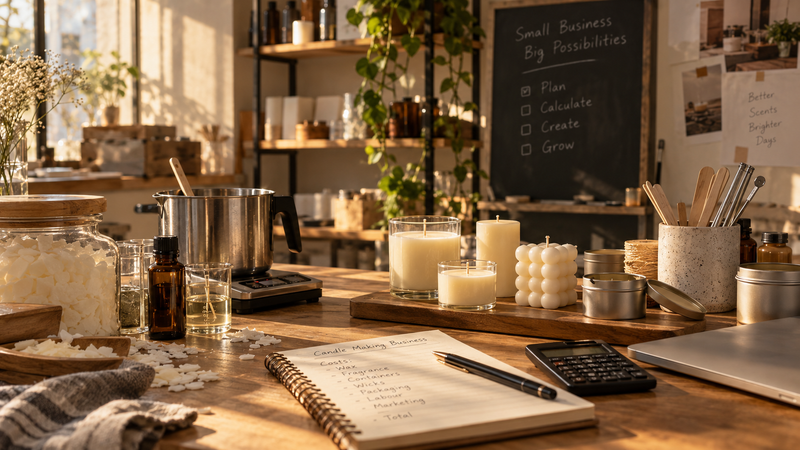 How Much Does It Really Cost to Start a Candle Making or Home Fragrance Business in India