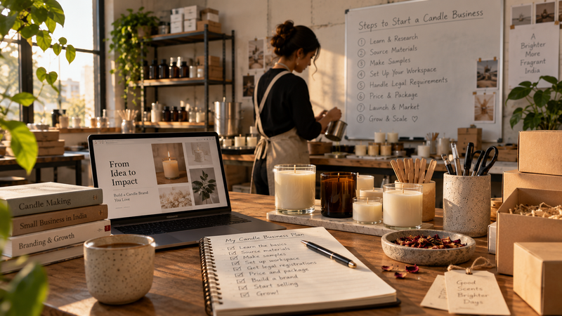 How to Start a Candle Making Business in India: The Complete Step-by-Step Guide