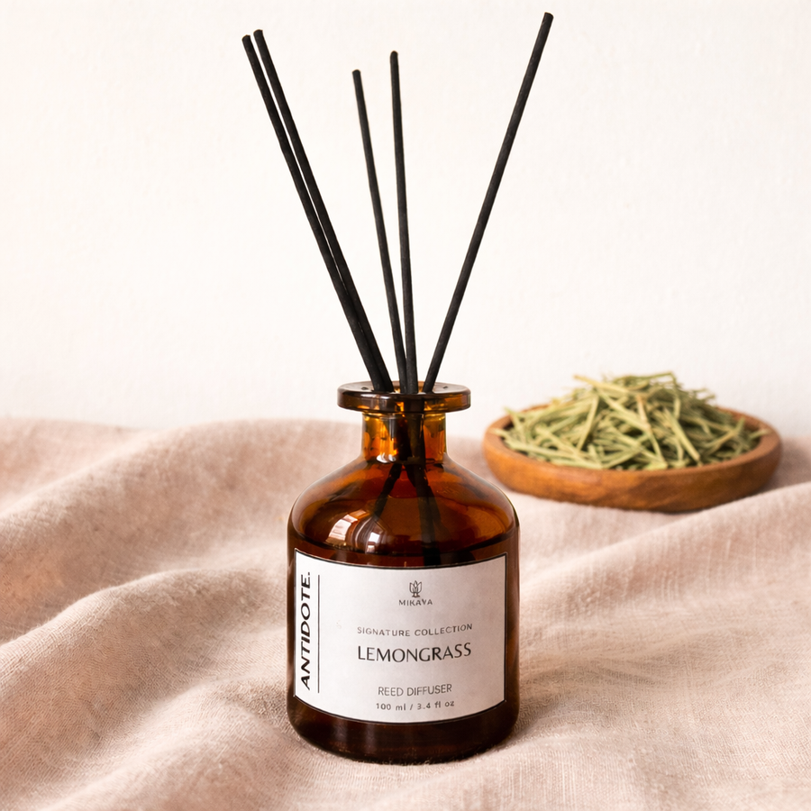 Reed &amp; car diffusers made in the Mikaya home fragrance masterclass