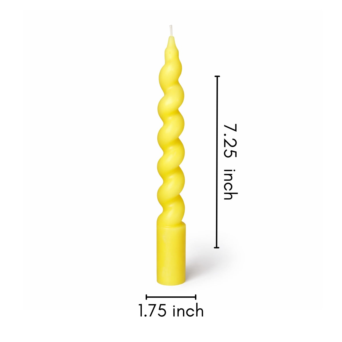 Spiral Tail organic beeswax taper candle, photo 2
