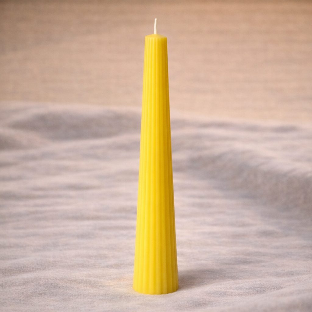 Pillar & taper candles made in the Mikaya Candle Making Course